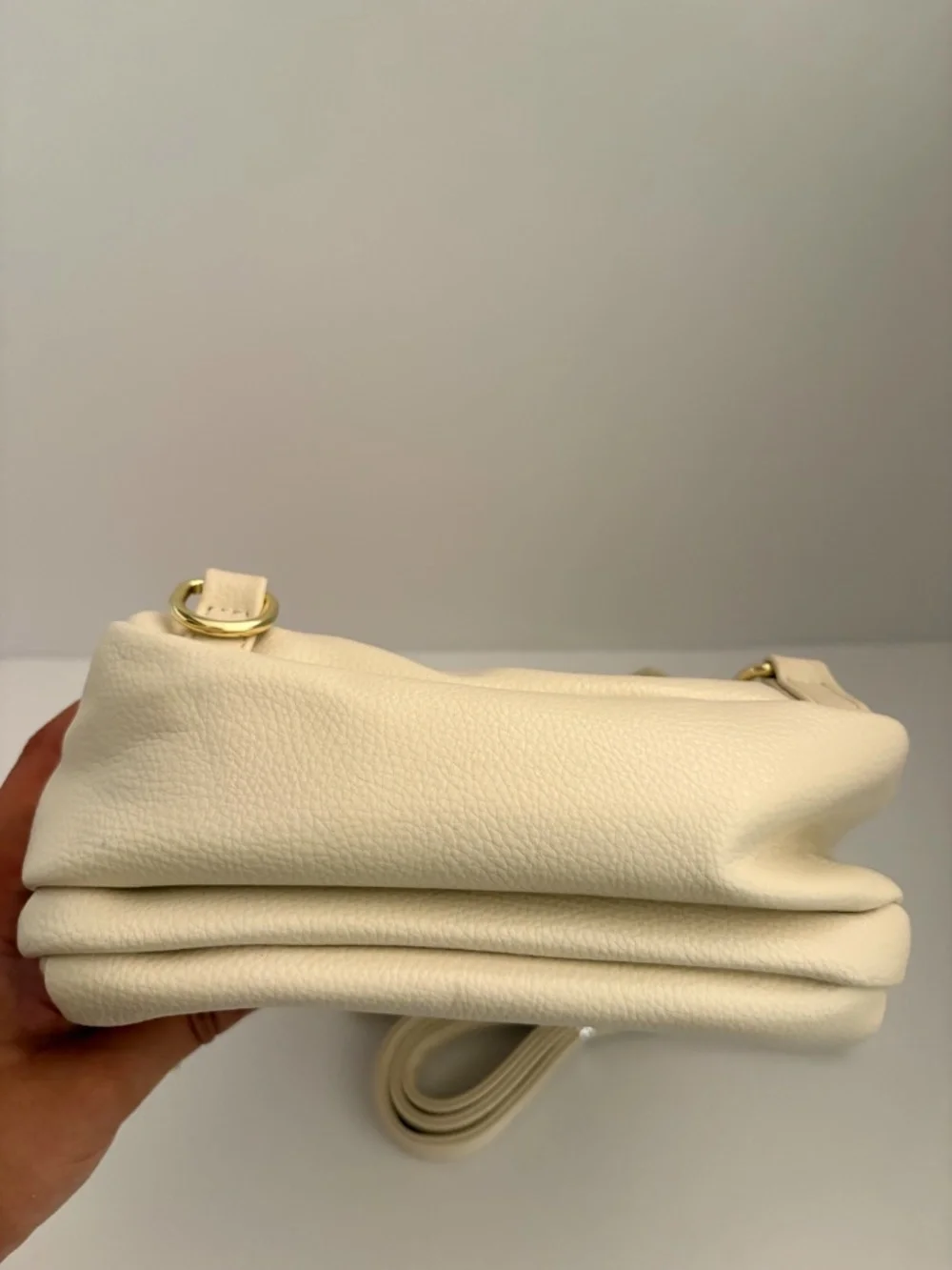 Cream Bee Embellished Convertible Backpack Purse